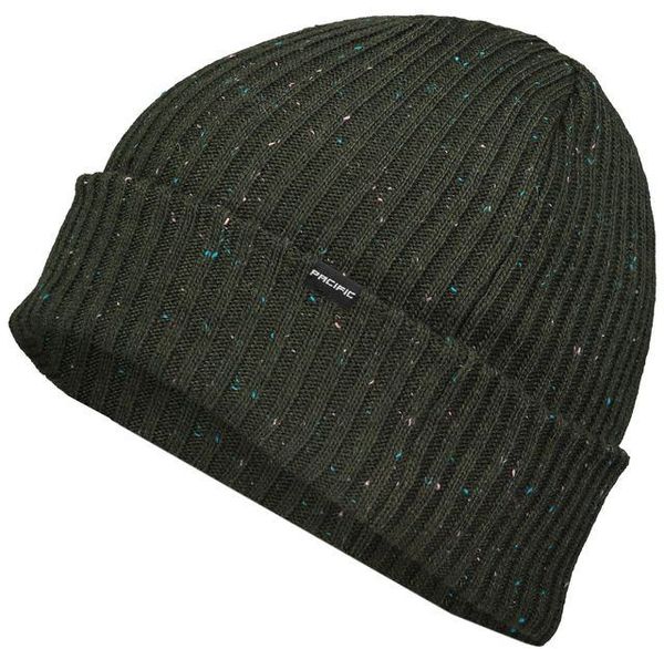 Am image of a Custom Pacific Headwear Tweed Beanie in Dark Green!