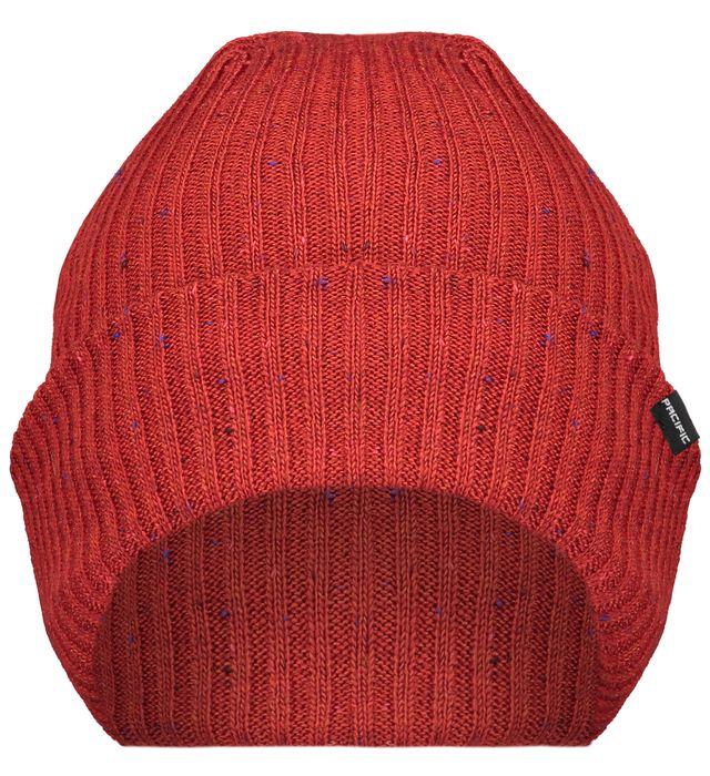 Pacific Headwear Tweed Beanie in Red