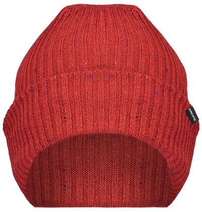 Am image of a Custom Pacific Headwear Tweed Beanie in Red!