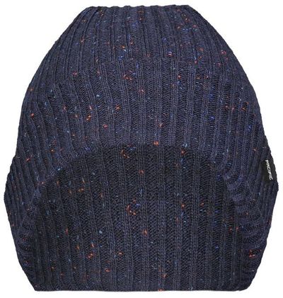 Am image of a Custom Pacific Headwear Tweed Beanie in Navy!