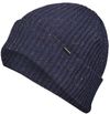 Am image of a Custom Pacific Headwear Tweed Beanie in Navy!