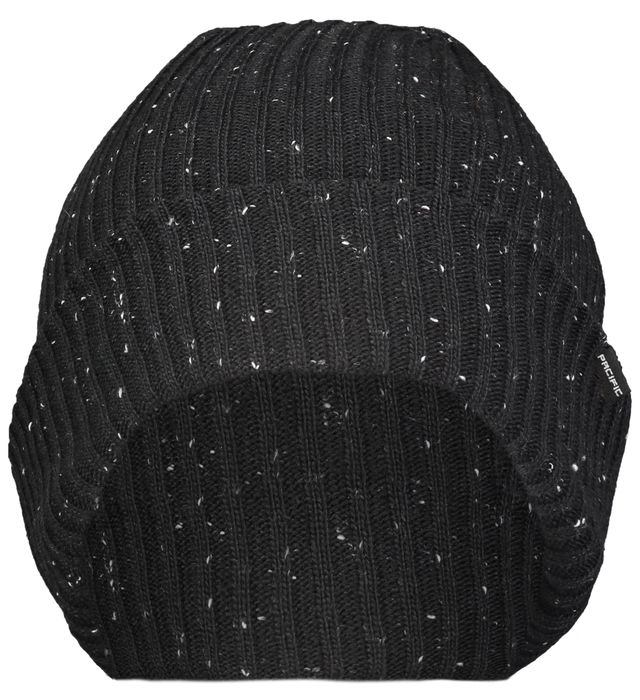 Pacific Headwear Tweed Beanie in Black