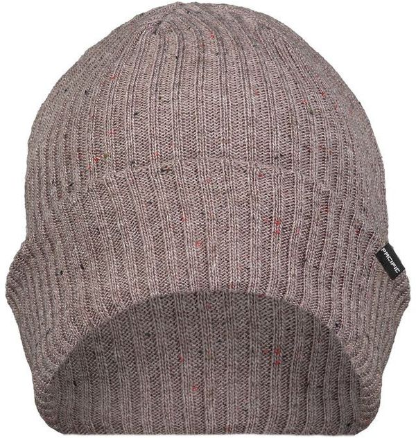 Am image of a Custom Pacific Headwear Tweed Beanie in Walnut!
