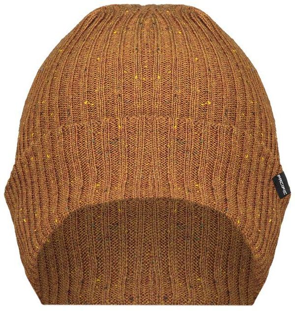 Am image of a Custom Pacific Headwear Tweed Beanie in Copper!