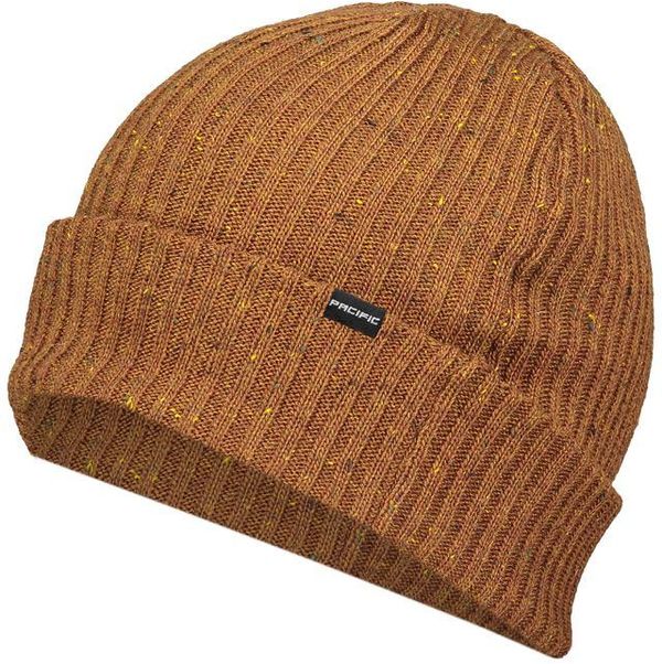 Am image of a Custom Pacific Headwear Tweed Beanie in Copper!