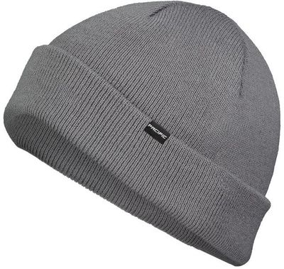 Am image of a Custom Pacific Headwear Fisherman Beanie in Graphite!