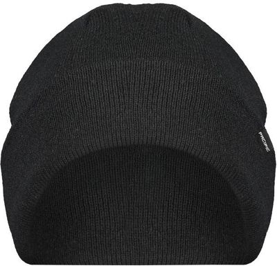 Am image of a Custom Pacific Headwear Fisherman Beanie in Black!