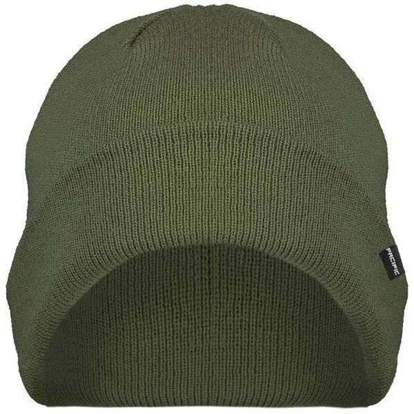 Am image of a Custom Pacific Headwear Fisherman Beanie in Loden!