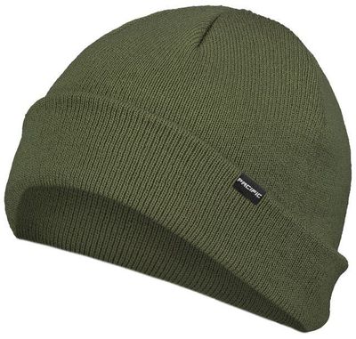 Am image of a Custom Pacific Headwear Fisherman Beanie in Loden!