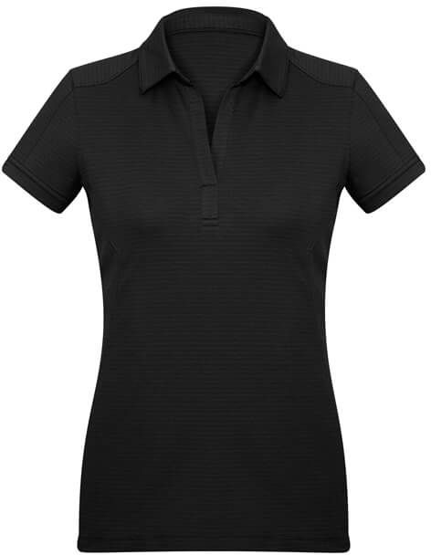 Biz Collection Ladies Profile Polo in Black