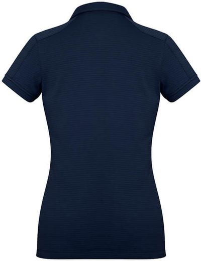 Am image of a Custom Biz Collection Ladies Profile Polo in Navy!