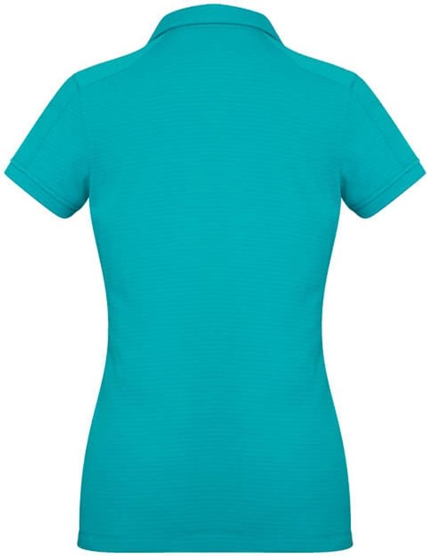 Am image of a Custom Biz Collection Ladies Profile Polo in Teal!