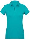 Am image of a Custom Biz Collection Ladies Profile Polo in Teal!