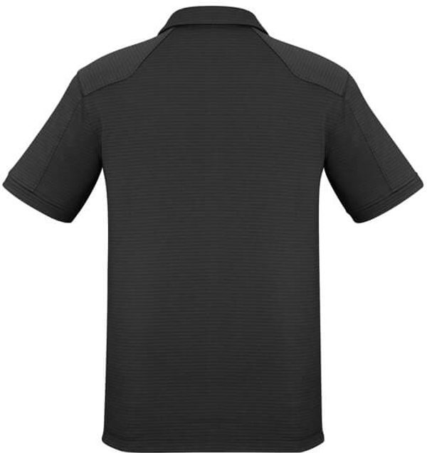 Am image of a Custom Biz Collection Mens Profile Polo in Black!