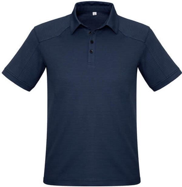Am image of a Custom Biz Collection Mens Profile Polo in Navy!