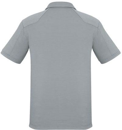 Am image of a Custom Biz Collection Mens Profile Polo in Silver!