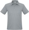 Am image of a Custom Biz Collection Mens Profile Polo in Silver!