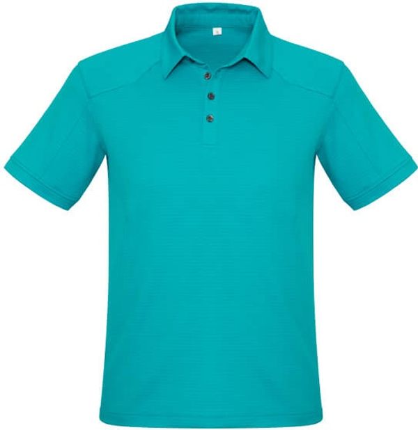 Am image of a Custom Biz Collection Mens Profile Polo in Teal!