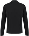 Am image of a Custom Biz Collection Mens Ace Long Sleeve Polo in Black!