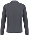 Am image of a Custom Biz Collection Mens Ace Long Sleeve Polo in Grey!