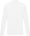 Am image of a Custom Biz Collection Mens Ace Long Sleeve Polo in White!