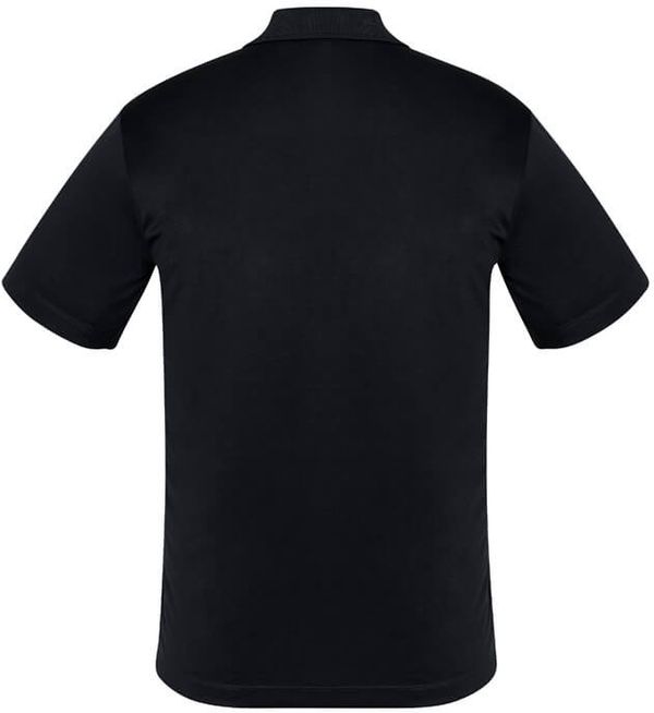 Am image of a Custom Biz Collection Kids Ace Polo in Black!