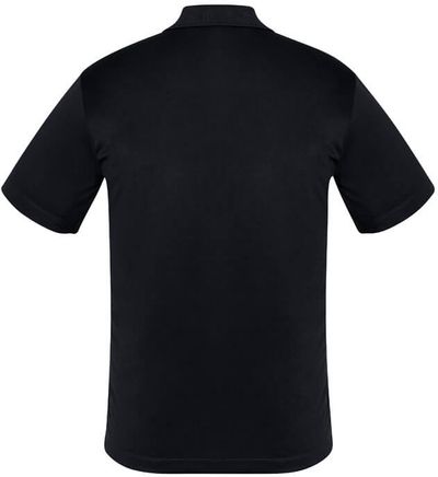 Am image of a Custom Biz Collection Kids Ace Polo in Black!