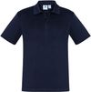 Am image of a Custom Biz Collection Kids Ace Polo in Navy!