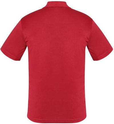 Am image of a Custom Biz Collection Kids Ace Polo in Red!