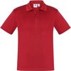 Am image of a Custom Biz Collection Kids Ace Polo in Red!