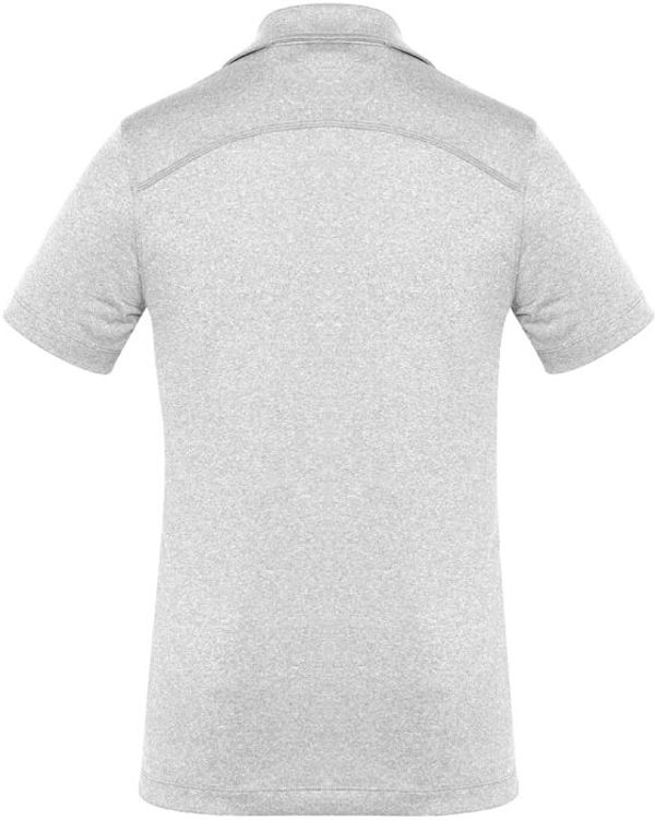 Am image of a Custom Biz Collection Ladies Aero Polo in Silver!