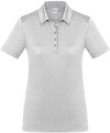 Am image of a Custom Biz Collection Ladies Aero Polo in Silver!
