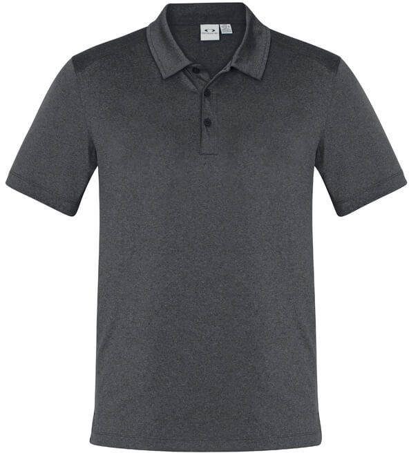 Biz Collection Mens Aero Polo in Charcoal