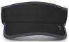 An image of a Custom Pacific Headwear Lite All Sport Active VIsor in Black/Graphite!