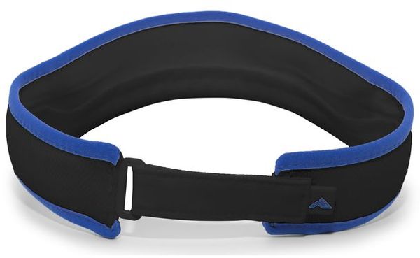 An image of a Custom Pacific Headwear Lite All Sport Active VIsor in Black/Royal!