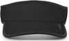 An image of a Custom Pacific Headwear Lite All Sport Active VIsor in Black!