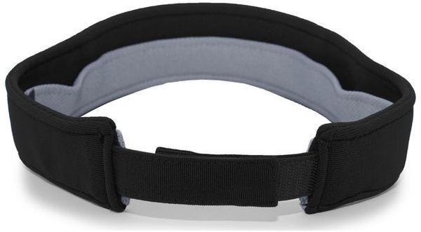 An image of a Custom Pacific Headwear M2 Performance Hook and Loop Visor in Black!