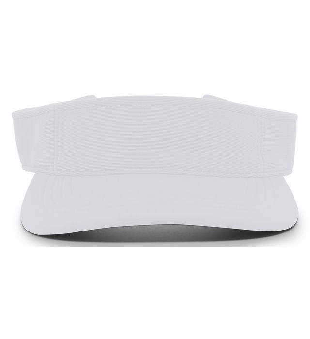 Pacific Headwear M2 Performance Hook and Loop Visor in Silver