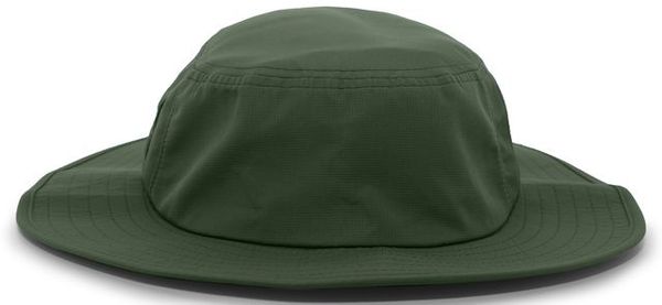 An image of a Custom Pacific Headwear Manta Ray Boonie Hat in Dark Green!