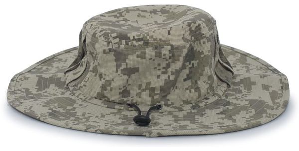 An image of a Custom Pacific Headwear Manta Ray Boonie Hat in Desert Camo!