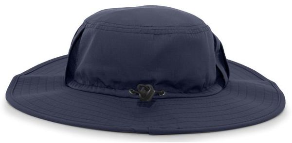 An image of a Custom Pacific Headwear Manta Ray Boonie Hat in Navy!