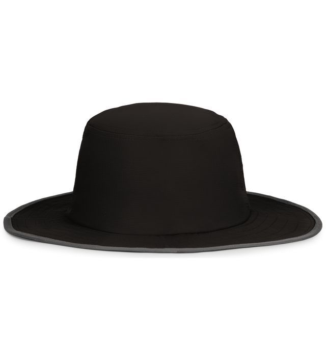Pacific Headwear Perforated Legend Boonie in Black/Graphite