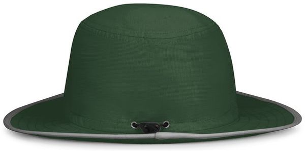 An image of a Custom Pacific Headwear Perforated Legend Boonie in Dark Green/Silver!