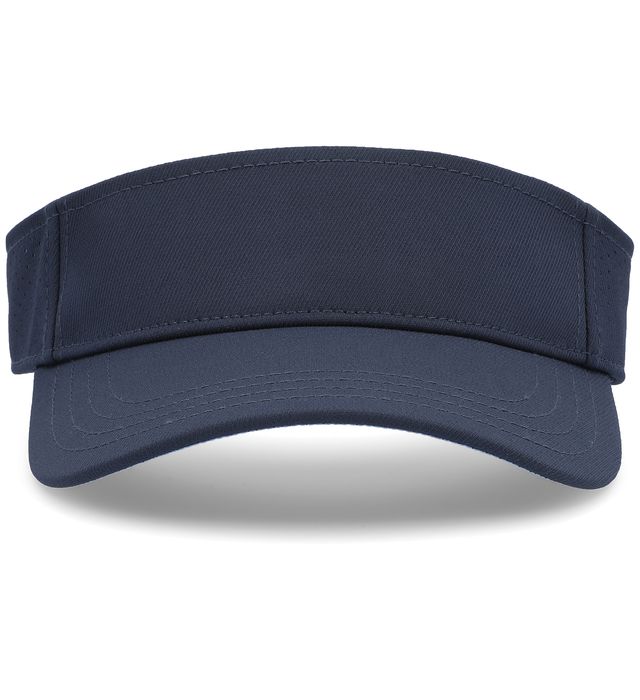 Pacific Headwear Perforated Visor in Navy/Columbia Blue