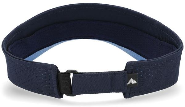 An image of a Custom Pacific Headwear Perforated Visor in Navy/Columbia Blue!