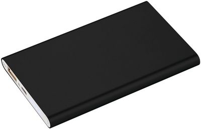 Am image of a Custom Pep 4000 mAh Power Bank in Black!