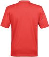 Am image of a Custom STORMTECH MENS ECLIPSE H2X DRY PIQUE POLO in BRIGHT RED!