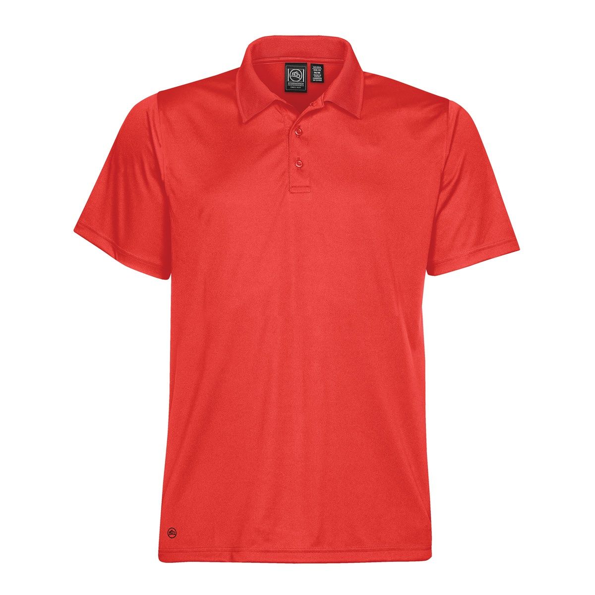 STORMTECH MENS ECLIPSE H2X DRY PIQUE POLO in BRIGHT RED