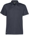 Am image of a Custom STORMTECH MENS ECLIPSE H2X DRY PIQUE POLO in NAVY!