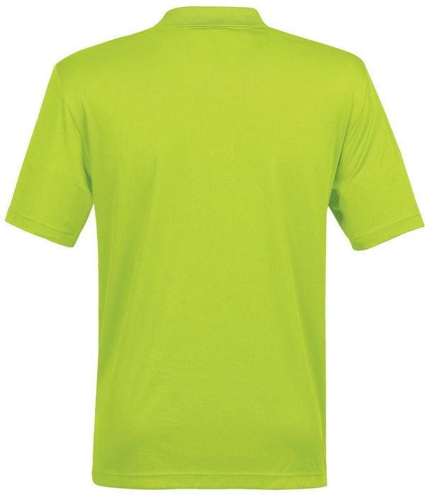 Am image of a Custom STORMTECH MENS ECLIPSE H2X DRY PIQUE POLO in KIWI!